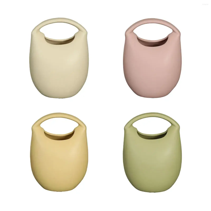 Vasos saco em forma de vaso de vaso de vaso de bolsa cerâmica para apartamento apartamento