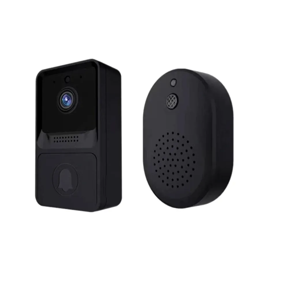 Coupée sonnette visuelle Door Doorcel Smart Home WiFi Doyer Wireless Door Bell Security Camera Vision Night Visom pour les appartements et la maison