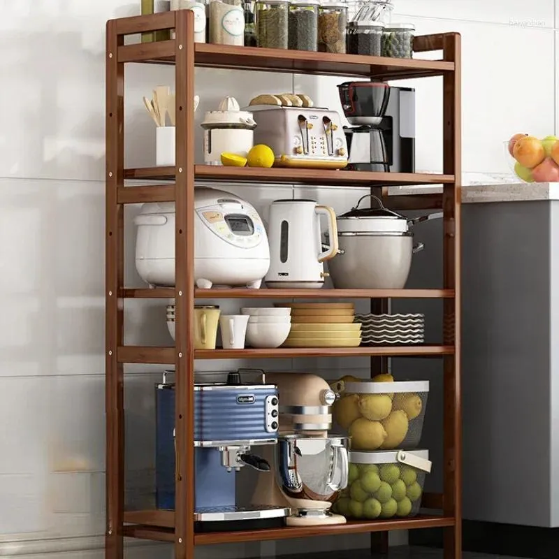 Cuisine Storage Nan Zhu Rack Microwave Four salon