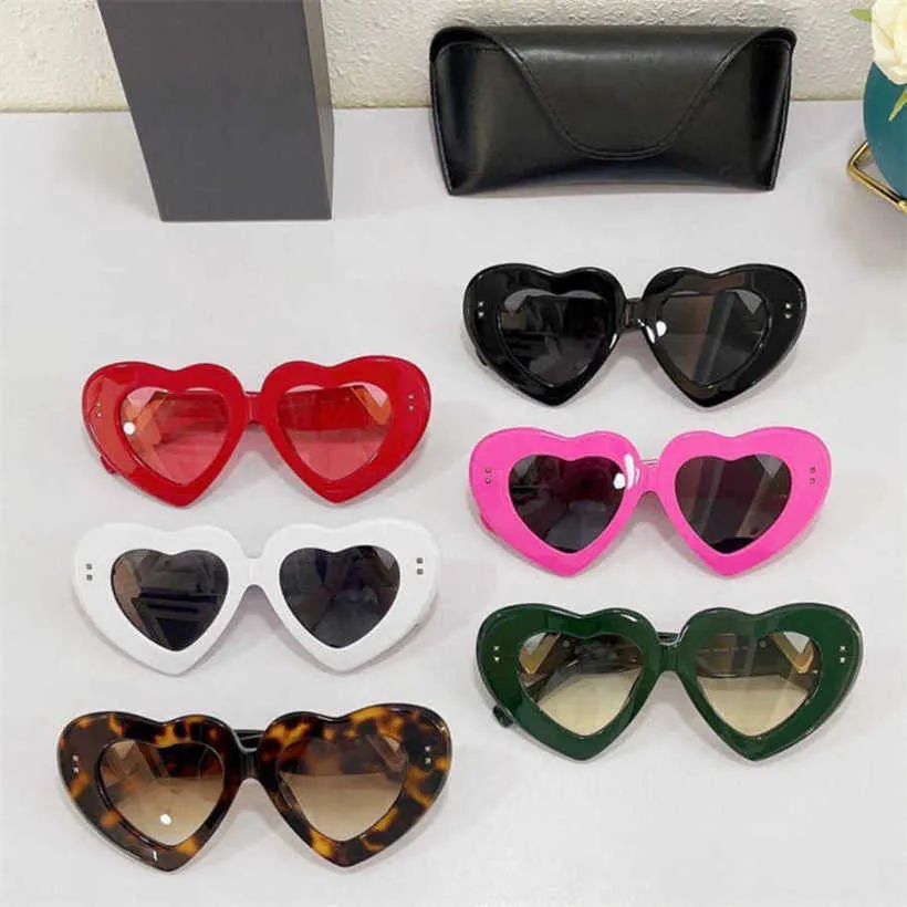 2024 Top designers luxury designer New Valencia care sunglasses net red fashion personality heart-shaped Sunglasses VA4104