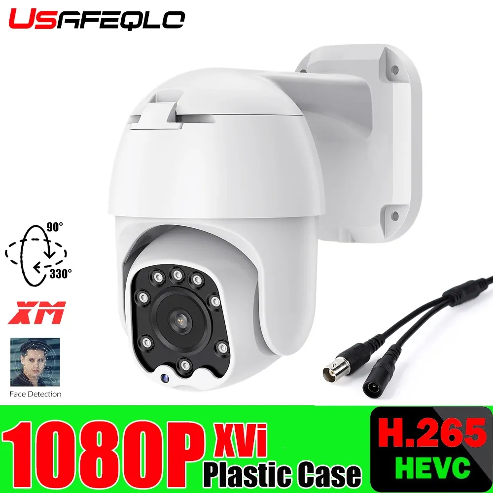 Telecamere USAFEQLO HD 1080p Ahd Mini Speed Dome Camera PTZ 30M IR Night Vision Waterhoproof Outdoor XVI Controllo coassiale Camera di sicurezza coassiale