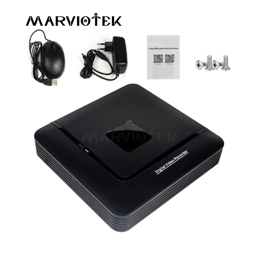 レコーダー5 in 1 CCTV NVR DVR MAX 5MPハイブリッドミニDVRレコーダーIP 5M 4CH 960P 12CH 1080P 16CH監視ビデオレコーダーモーション検出