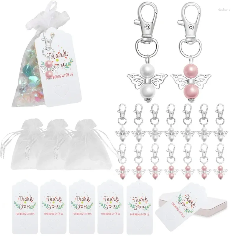 Flores decorativas Festa de Ação de Graças Keychains de agradecimento conjunto de tags DIY suprimentos para casa mãe dia pai