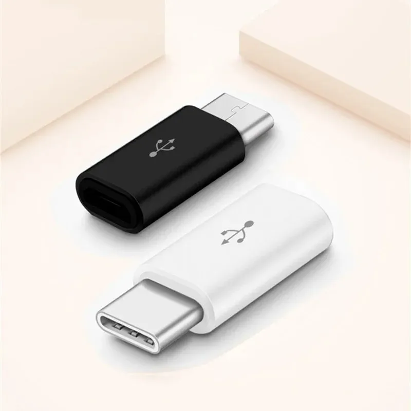 Adattatore per telefono cellulare 5/1ps Micro da USB a USB C Adattatore Microusb Connettore per Huawei Xiaomi Samsung Galaxy A7 Adattatore USB Tipo C