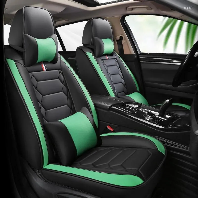 Cubiertas de asientos para el automóvil cubierta universal para la mayoría de los modelos de accesorios transpirables y transpirables detalles interiores protector
