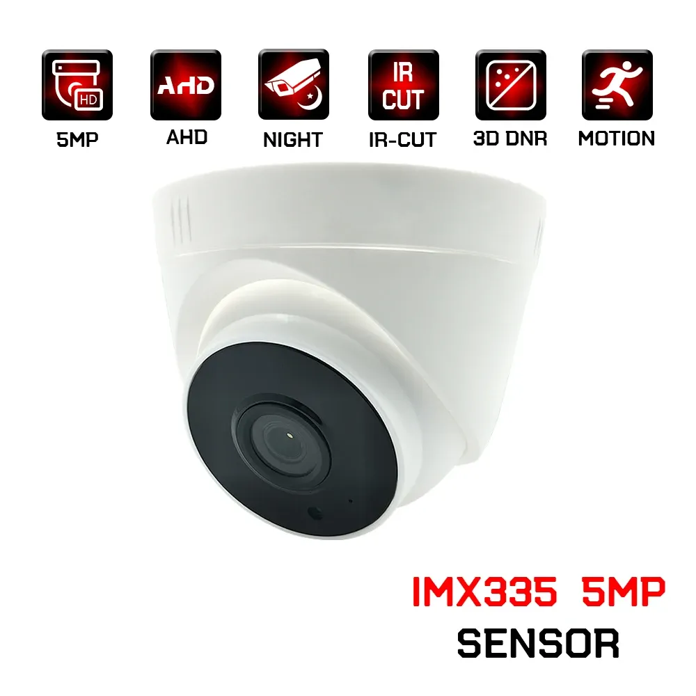 Kameras 1080p IMX323 IMX335 AHD -Kamera 2MP 5MP CCTV Videoüberwachung Sicherheit Indoor Dome Analoge Kameras für Zuhause