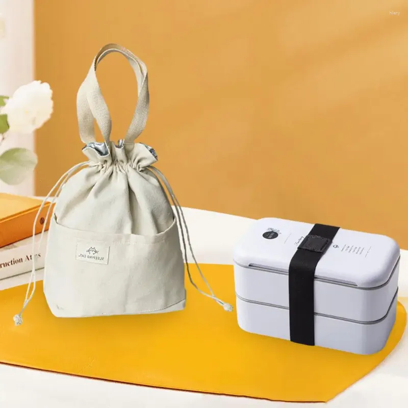 Dîner Double Lunch Box durable peut être chauffé par conception à double couche micro-ondes non toxique et matériau de qualité insipide