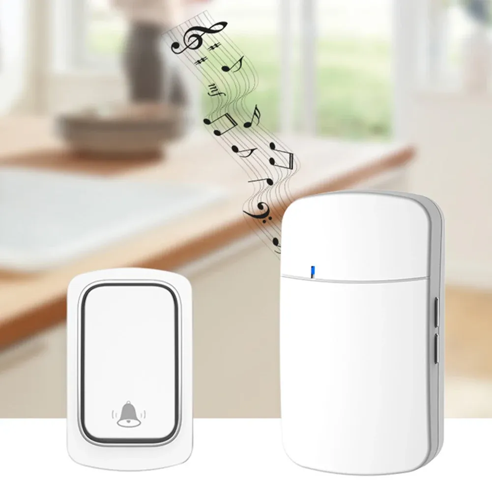 Contrôle Intelligent Wireless Doorbell Home Home Greepwell Imperproof 100m Remote Smart Door Bell CHIME UK UK PLIG