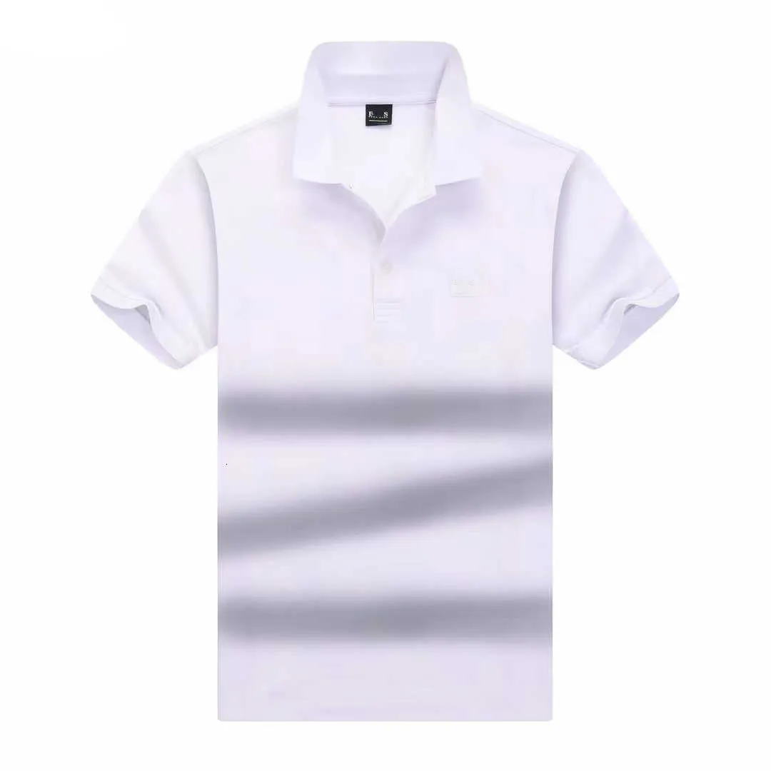 Designer Polo Shirt Mens Polos Tshirt chefes Moda marca de luxo Camiseta comercial Camiseta de golfe pura algodão respirável Mangas curtas T camisetas 2024 Summer Top 5A3G