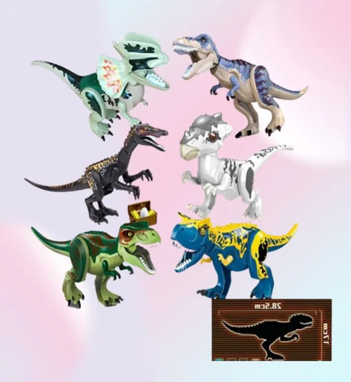 Jurassic World Park Dinosaurs Family Bouwstenen Betaalbare set Tyrannosaurus Rex Educatief speelgoed Gift voor H0824272F4432848