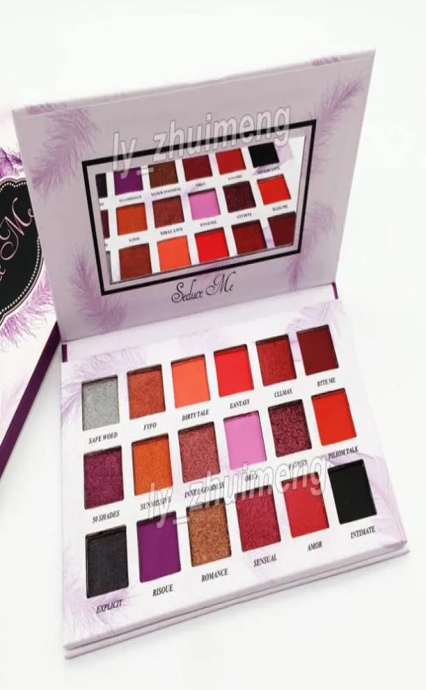 Beauty Seduce Me Palette de l'ombre à paupières 18 Colors Swimmer Making Makeup Makeup Eyeshadow Palette Presse Powled Feed Shadow With Mirror Cosmeti8058273