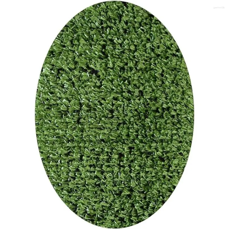 Fleurs décoratives Porches de tapis d'herbe artificiels avec un support marin Patios synthétique Turf miniature pour le sol vert extérieur