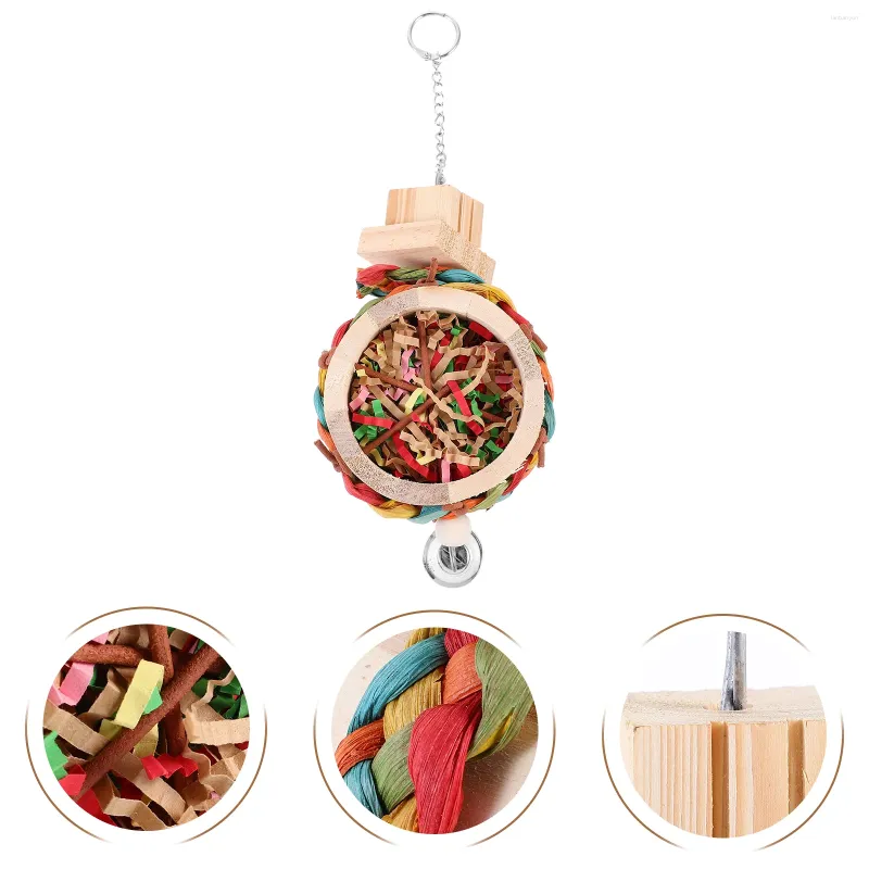 Other Bird Supplies Parrot Gnawing Skewers Accessories For Cages Birdcage Training Toys Wooden