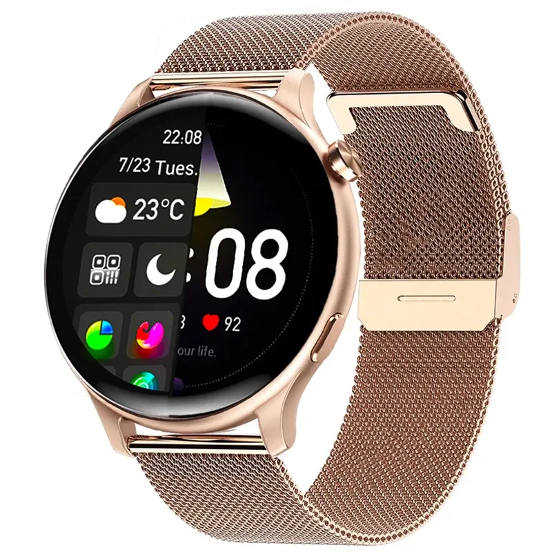 Montres pour le téléphone Huawei Xiaomi GT3 Mini Smartwatch Android Bluetooth Call imperméable Smart Watch Femmes Men Sport Smartwatch pour les hommes