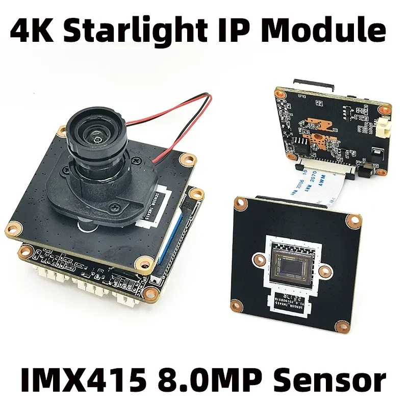 Лента CCTV Starlight 4K IP Digital Camera Module модуль 8.0MegApixel SSC338 Sony IMX415 Веб -камера освещение RTSP RTMP Photo Snapshot