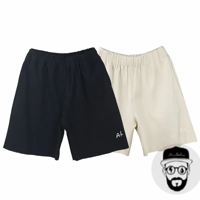 Shorts masculinos de algodão de alta qualidade verão shorts casuais soltos