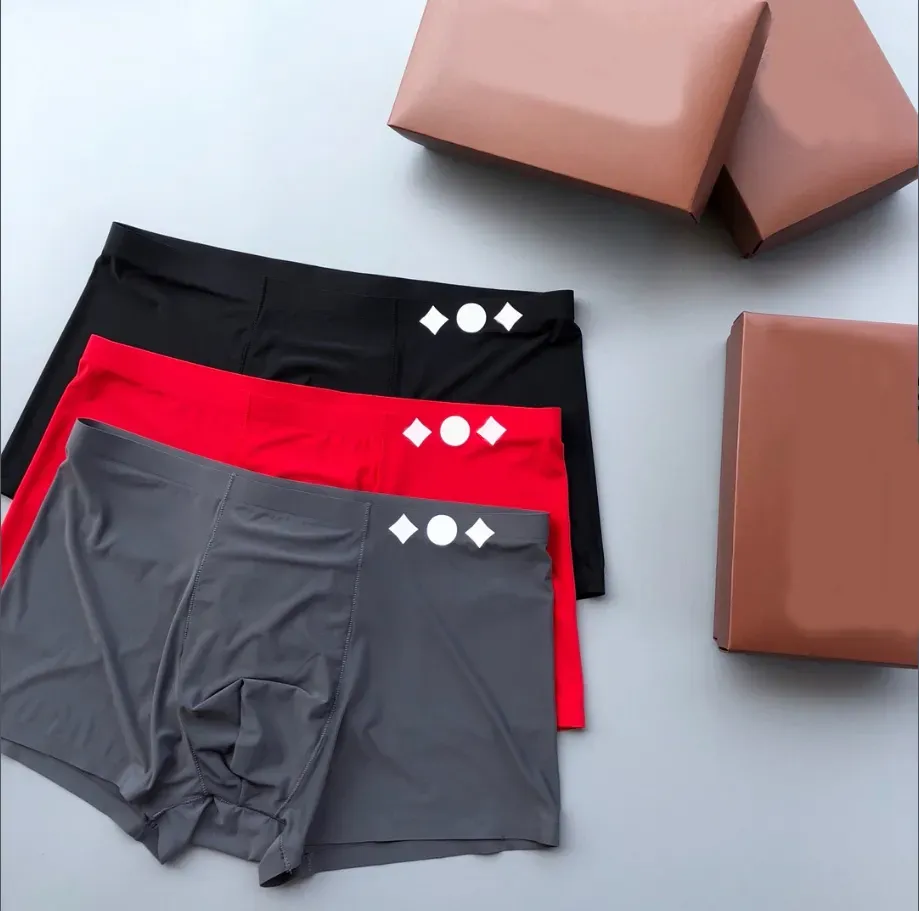 Designer Mens Underwear Underwear Letter Classic Booker per uomini Underpants 3pcs with Box