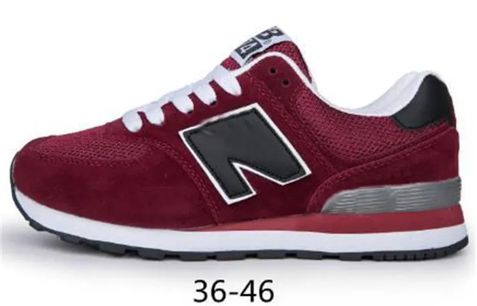 Nuovi uomini Balan Donne 574 Scarpe sportive casual Scarpe da corsa a maglie traspirabili Sneakers per leisure a bassa taglio a basso taglio