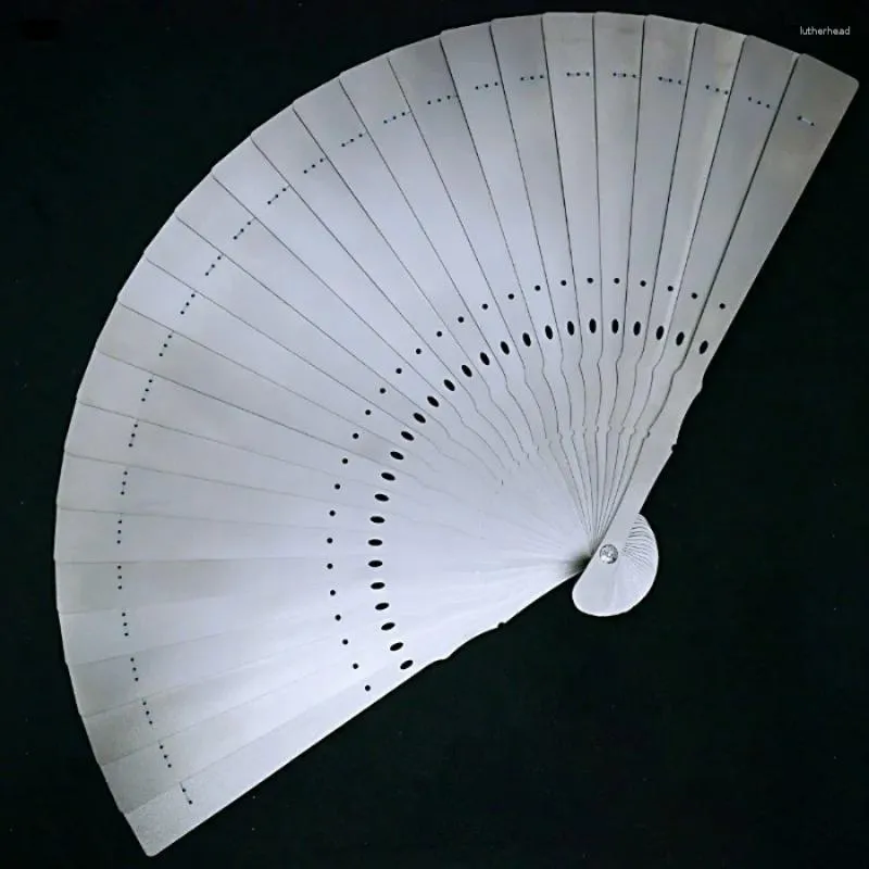 Декоративные фигурки полностью титановый сплав сплав впальный складной вентилятор с десятидюймовым тай-чи-ханфу фитнес