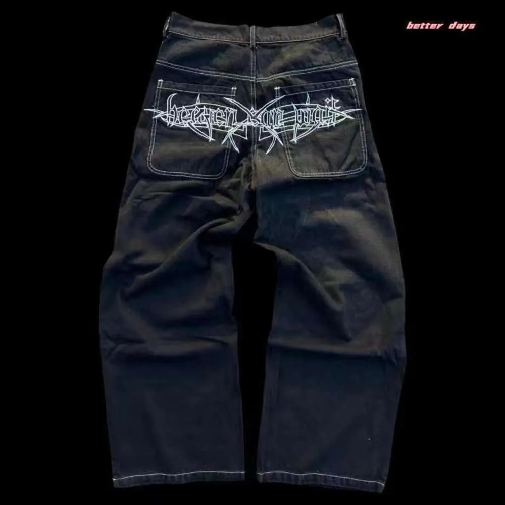 2023 Nya high street mode porslin-chic jeans mode hip hop casual byxor coolt tryck par