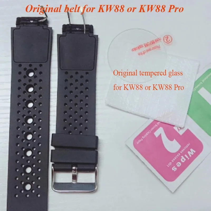 Ceinture de sangle de montre originale pour Kingwear KW88 Pro Smart Clock Smartwatch Appareils portables Band accessoire 240320