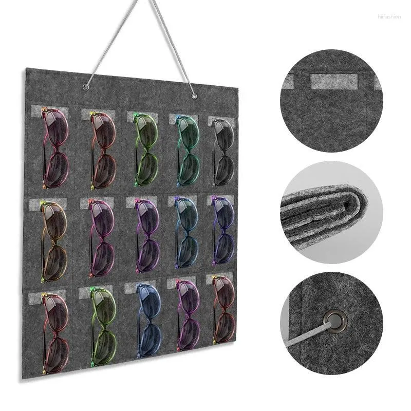 Storage Bags Eyeglasses Hanging Bag Sunglasses Foldable Wall Large Capacity Portable