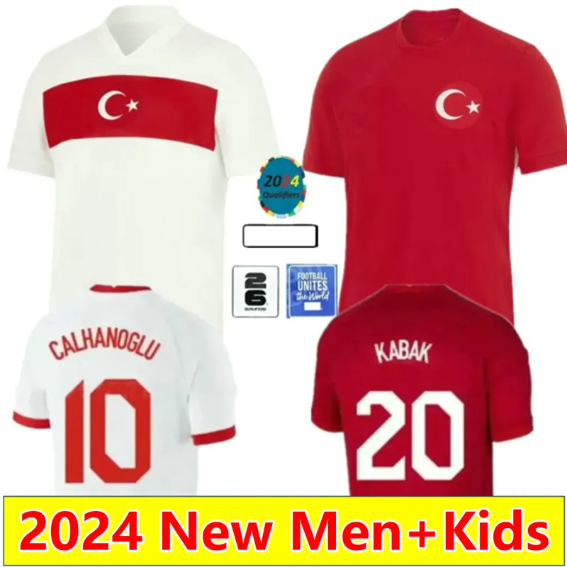 Turquia de futebol 2024 25 Jersey Seleção Burak Yilmaz Kenan Karaman Hakan Calhanoglu Zeki Celik Sukur Ozan Kabak Yusuf Yazici Turquia