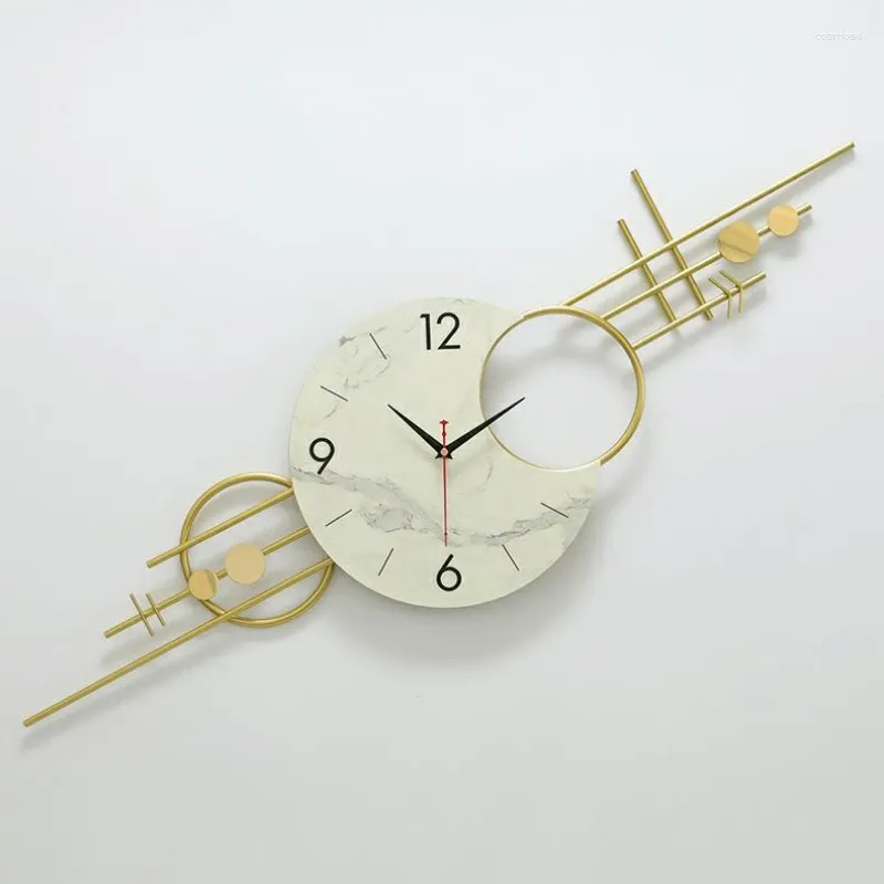 Zegary ścienne kreatywne zegar salny Modna dekoracja prosta kwarc gospodarstwa domowego