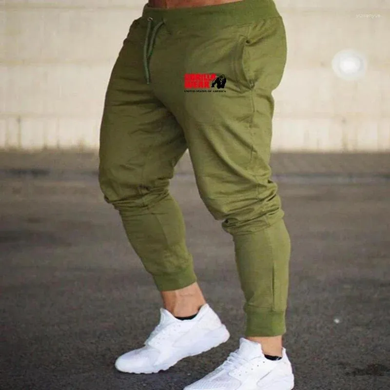 Erkekler Pantolon 2024 Boş Zaman Marka Taytlar Baboon Logo Jogger Fitness Egzersiz Spor Spor İlkbahar ve Sonbahar Moda