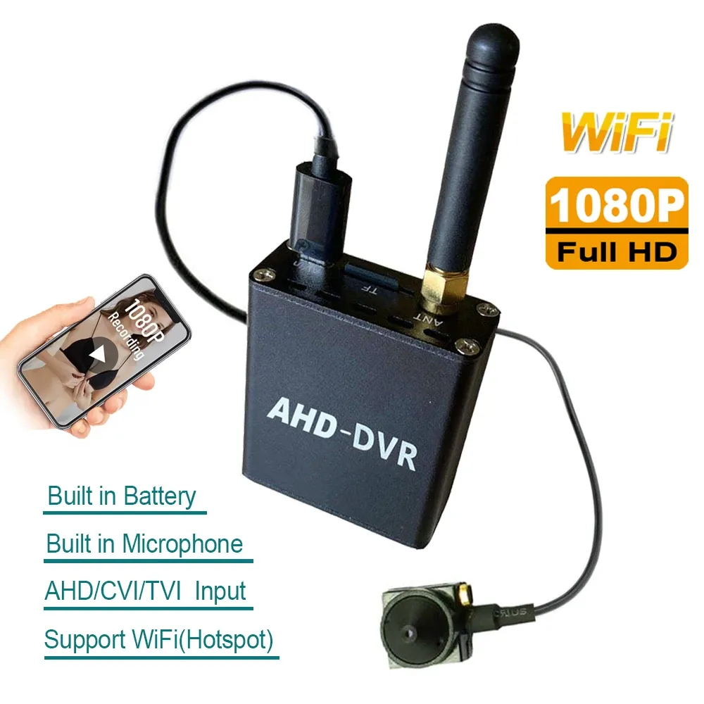 Kameror HD DIY PORTABLE WIFI IP Mini Camera Night Vision Telefon Fjärrvy P2P Trådlös Micro WebCam Camcorder Video Recorder