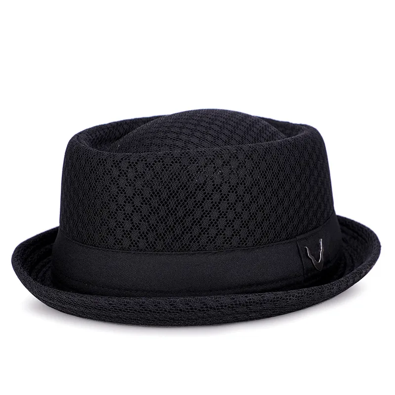 Designer Wide Brim Hats Bucket Hats Pork Pie Hat Mens Wide Brim Wool Felt Jazz Fedora Hat With Feather Gentleman Classic Church Wedding Luxury Hats For Women