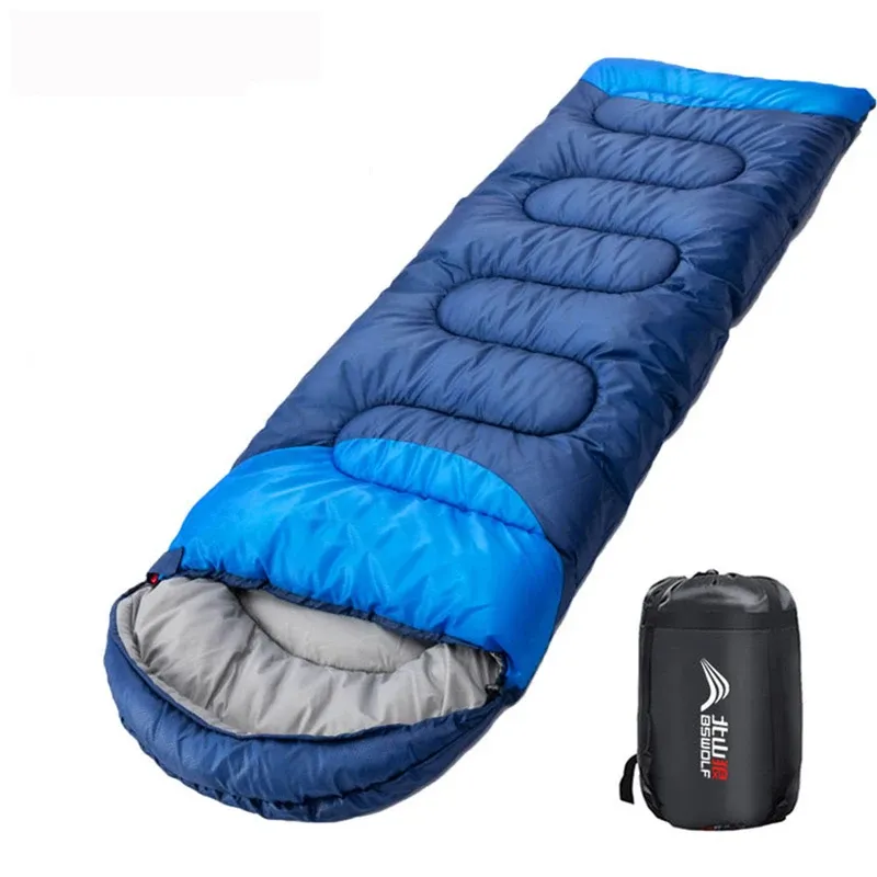 Gears Bswolf Camping Sleep Sleep Narte Ulight Waterproof 4 stagioni Calda busta per spina dorsale per escursioni in viaggio all'aperto