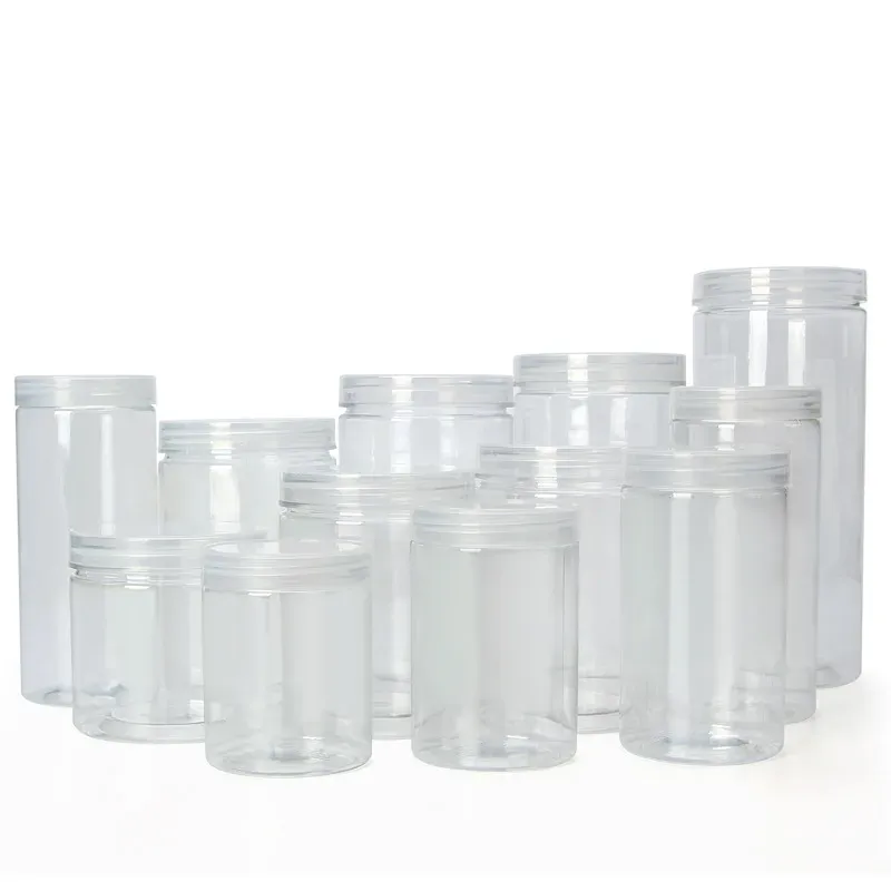 Bouteilles 20pcs Plastique en plastique transparent vide Poctes cosmétiques JARS JAR JAR INDICATE