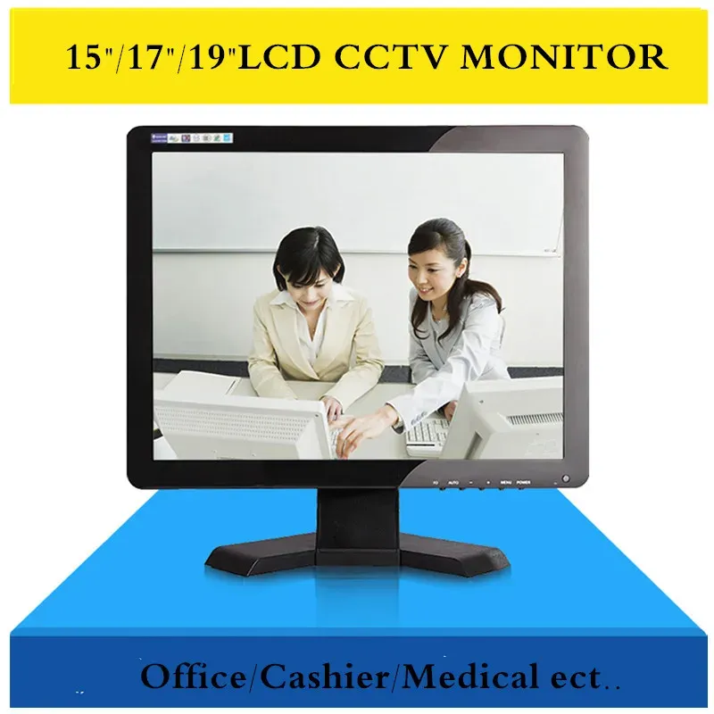 Display 15 Inch Industrial Using VGA Computer CCTV Lcd Monitor