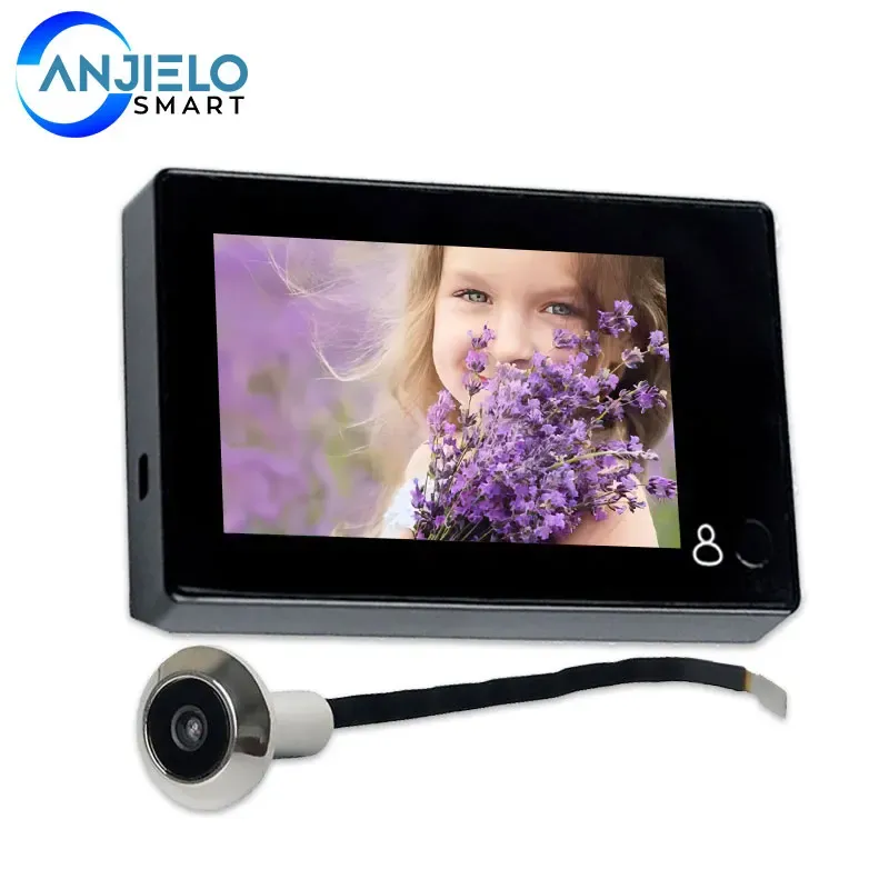 Campanello da 4,3 pollici di peopelo per campanello Viewer Screen Screen Camera Monitor Videocamera per la videocamera