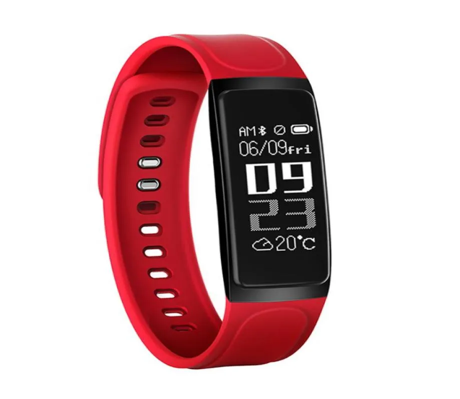Bracciale Smart Watch Fitness Tracker Blaugh Pressure Blee Heart Frequenza Monitoraggio Watch Smart Affronta Odiatch per polso intelligente per iPhone I5987356