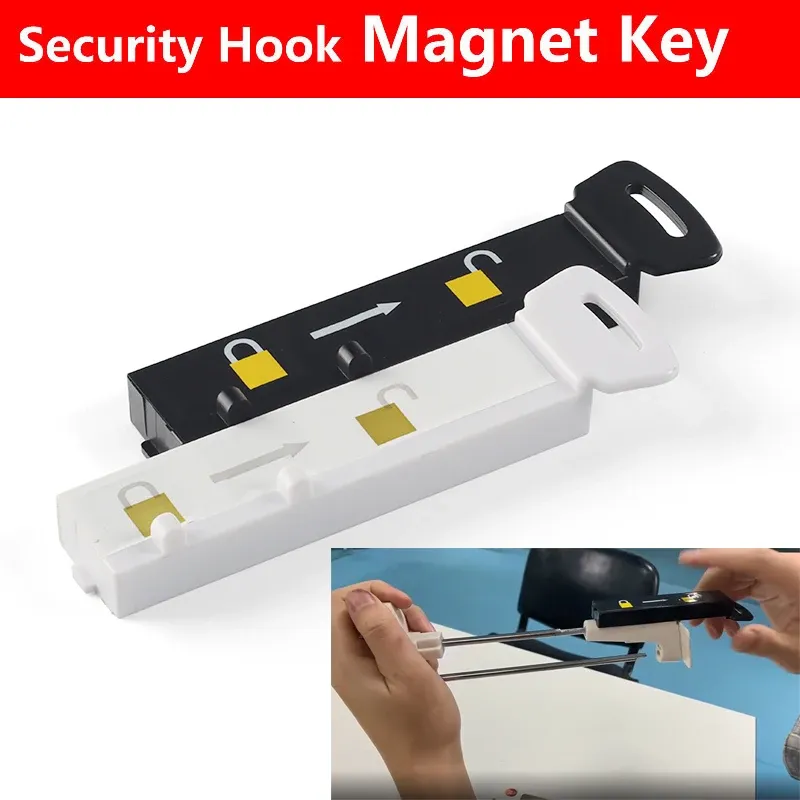 Kits Black/White S3 Handkey Eas Magnaetic Display Hook Detacher s3 key for security stop lock Tag remover Security Tag