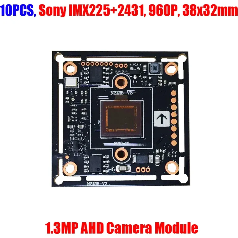 Intercom 10pcs/lot Starlight 960p Ahd Cctv Camera Board Module Imx225 + Nvp2431h 1280x960 1.3mp 1200tvl Analog Hd Pcb 32x32mm 38x38mm Utc