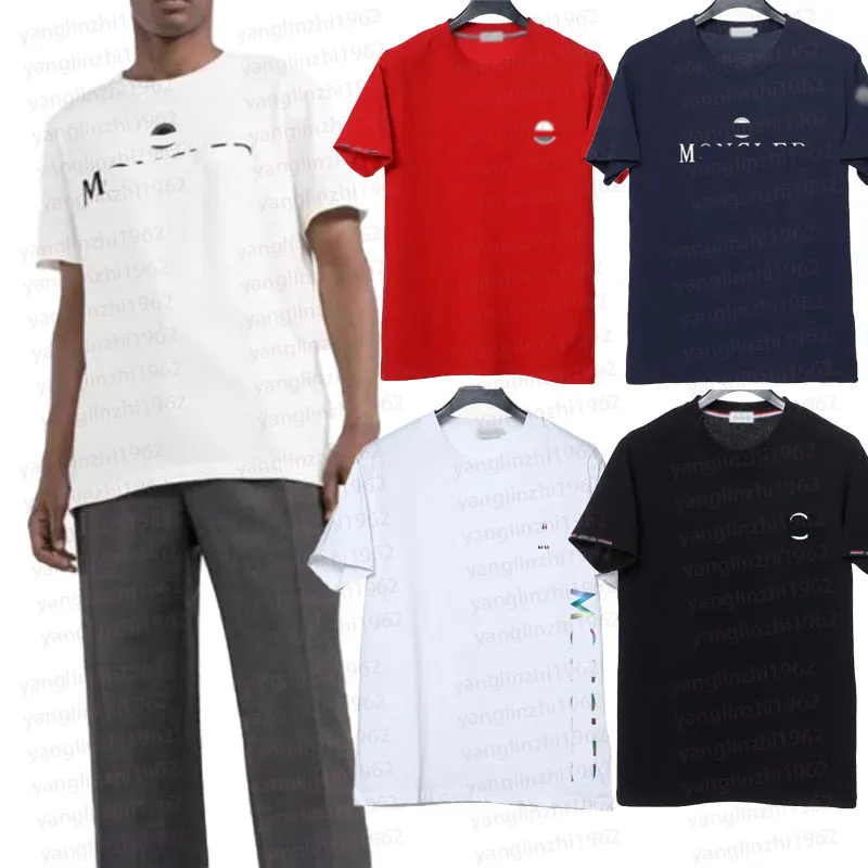 T-shirt pour hommes marque de concepteur masculin de haute qualité de haute qualité de haute qualité concepteur de concepteur court à manches courtes logo coton pur luxe de luxe