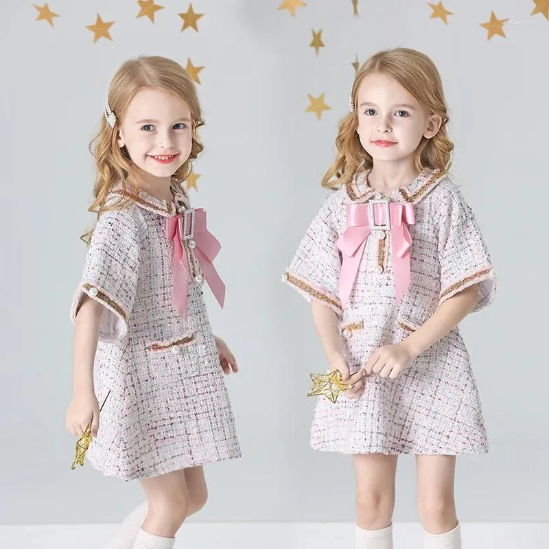 Set di biancheria da letto ragazze abiti autunnali inverno inverno piazzola di biancheria in cotone natalizio festa casual abiti da bambino 2-6y abiti da bambino abiti da bambino