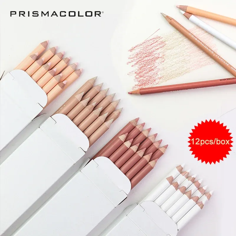 연필 PRISMACOLOR 전문가 아티스트 컬러 연필 12pcs 예술 스케치를위한 오기 연필 PC927/938/1092/1093