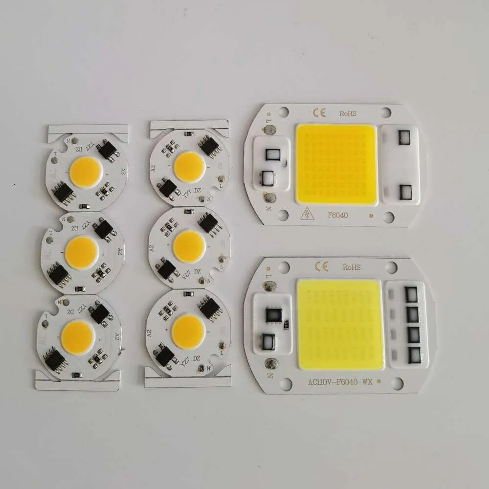 COB LED LUMIÈRE 220V 10W 50W 20W 30W 3-9W CHIP RECTANGULAIRE POUR SPELLIGHT INCORIE DU DIY LAMPE DE BONDE LED DIY Y27 32