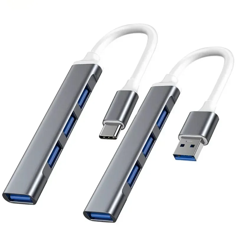 USB C HUB 3.0 Type C 3.1 4 포트 멀티 스플리터 어댑터 OTG 용 Xiaomi Lenovo MacBook Pro 13 15 Air Pro PC 컴퓨터 액세서리