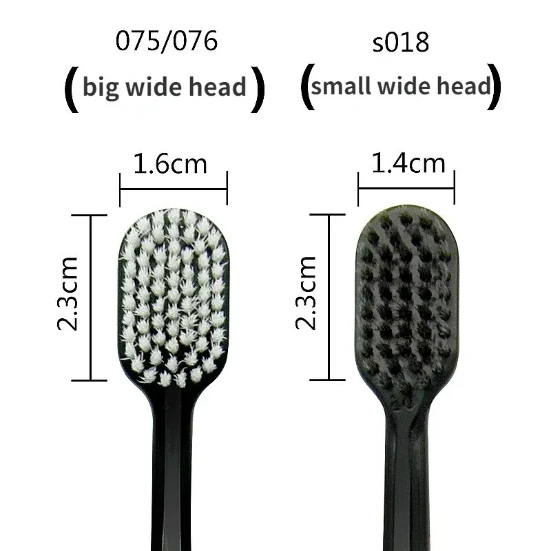 Ultra Fine Bamboo Charcoal Toothbrushes Set Adult Reusable Soft Bristles Anti-skid Couple Toothbrush Men Women High Density