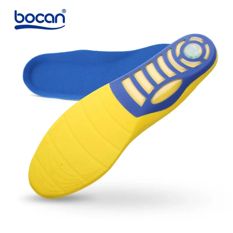 Acessórios Bocan Memory Foam Espósticos Gels Espômeques de Gel Sapacos de Absorção de Choque Suporte de Arco da Insole para homens/mulheres