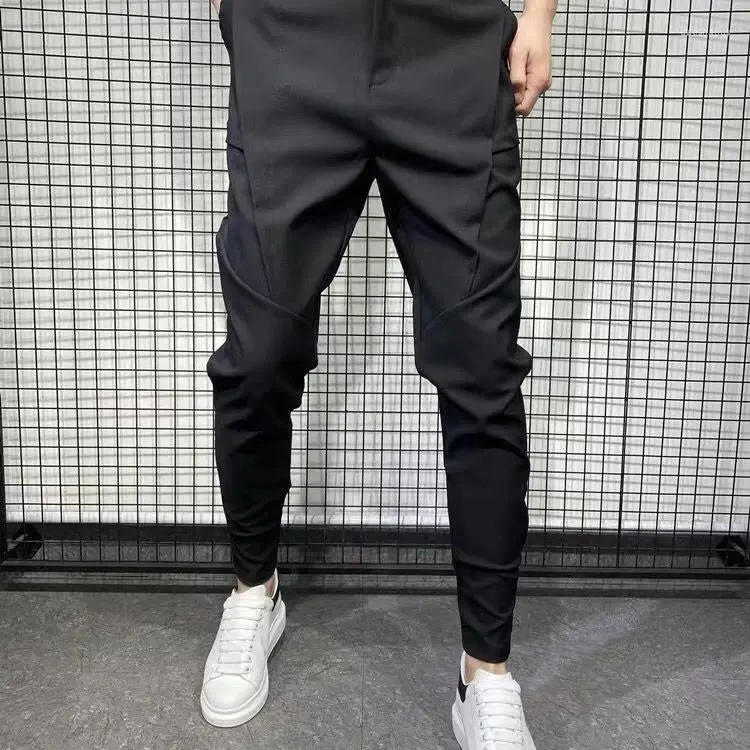 Suisses masculines 2024 Pantalon de harem décontracté de haute qualité de haute qualité Men de coton pantalon de street