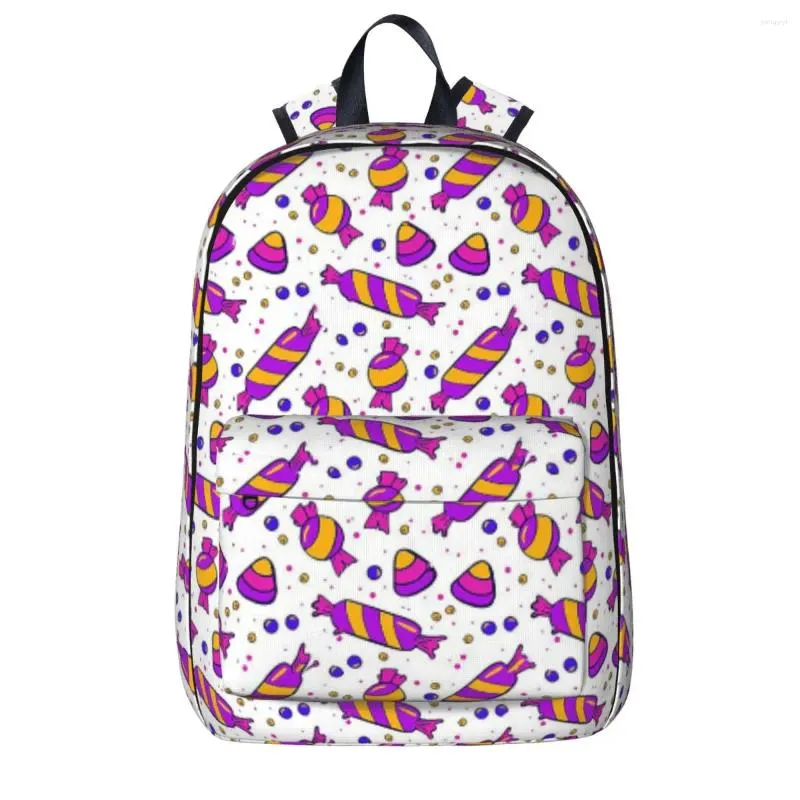 Rugzak Halloween Candy Backpacks Boys Girls Book Bag Studenten Schooltassen Cartoon Rucksack Laptop Schoudertas Grote capaciteit