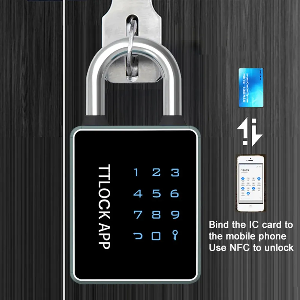 Control tuya/ttlock app elettronica serratura smart porte smart bioometrica impronta digitale a lucchetto portatile senza chiave senza tastiella blocco password antitheft