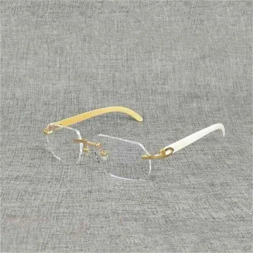 2024 Moda luksusowe designerskie okulary przeciwsłoneczne dla kobiet naturalny drewniany kwadrat przezroczysty bawół rogów nadmierne obroty okulary okulary ramy mężczyzn czytanie optycznych owalnych okulos