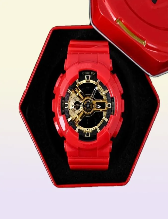 New G110 Watch fashion atmospheric stereo dial 3D design bleeding edition unique Limited Logo metal box for bubble packaging3966084